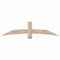 Ekena Millwork Bellingham Smooth Timber Gable Bracket, Douglas Fir, 72"W x 18"H x 3 1/2"D x 5 1/2"F, 6/12 Pitch GBW072X18X0406BEL00SDF - alternate 1